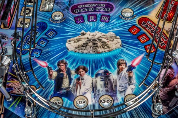 Star Wars Premium Comic Art Pinball Machine by Stern
