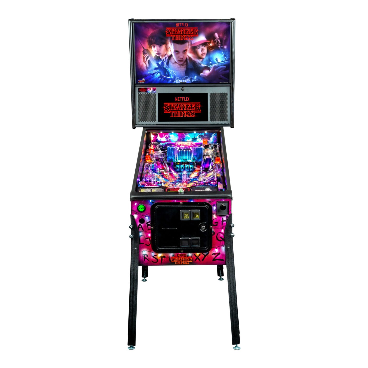 Stranger Things Pro Pinball Machine by Stern Pinball Galaxy