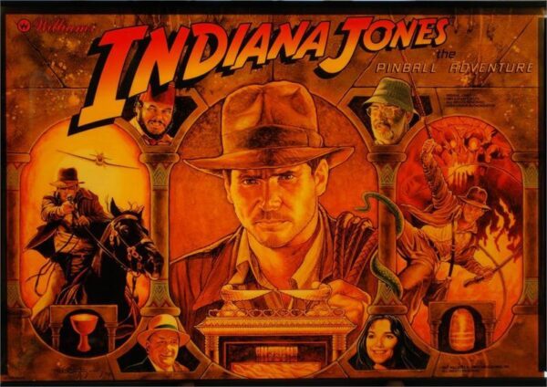 Indiana Jones Pinball Machine (1993) by Williams (Copy)