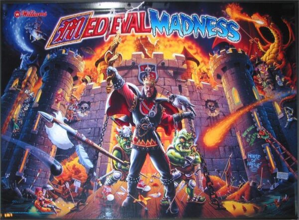 Medieval Madness Pinball Machine by Williams