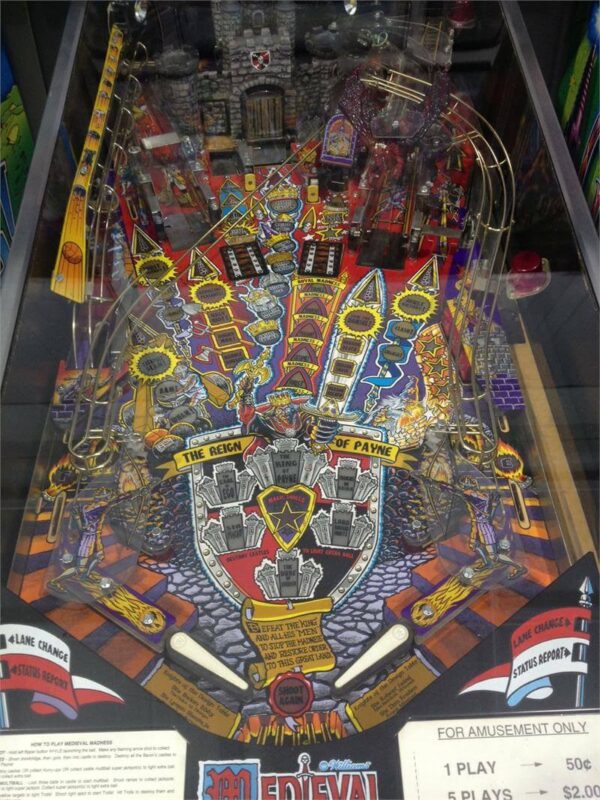 Medieval Madness Pinball Machine by Williams